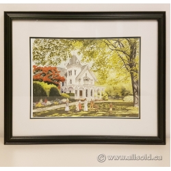 Walter Campbell "Croquet" Framed Print